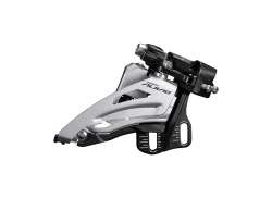 Shimano Alivio Předn&iacute; Měnič 2 x 9R F-Pull E-Typ - Stř&iacute;brn&aacute;