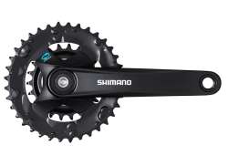 Shimano Altus M315-2 Conjunto De Crenque 22/36T 8S 175mm - Preto