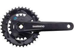 Shimano Altus MT101 Conjunto De Crenque 22/36T 8S 170mm - Preto