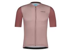 Shimano Aria Cycling Jersey Ss Brown - XL