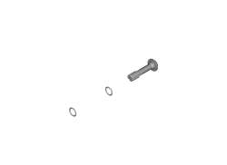 Shimano Banjo Bolt + O-Ring For. M8120 XT - Svart