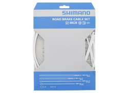 Shimano 브레이크 케이블 세트 레이스 PTFE - 화이트