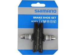Shimano Bremseblok S&aelig;t M70T4 BR-M600/570/330 - Sort