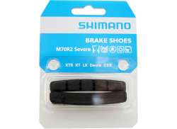 Shimano Bremseblok V-Bremse M70R2 + 1mm (S&aelig;t)