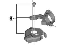 Shimano Cappuccio Di Copertura Destra Per Deore XT SL-M8000 Indicatore