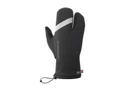 Shimano Chaqueta Cortavientos Primaloft 2x2 Guantes Negro - XL