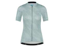Shimano Colore Jersey Da Ciclismo Manica Corta Donne Blu/Grigio - S