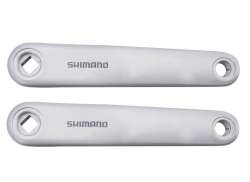 Shimano Conjunto De Crenque Steps E5000 175mm - Prata