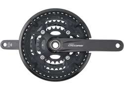 Shimano Crankstel Deore 48/36/26T 10V 175mm - Zwart