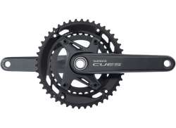 Shimano Cues FC-U6010-2 Guarnitura 32/46T 175mm - Nero