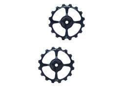 Shimano Cycling Ceramic 풀리 휠 2x16T - 블랙