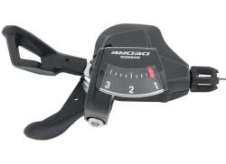 Shimano Deore Comando Cambio 3V Sinistra Indicatore - Nero