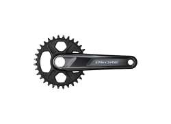 Shimano Deore M6100 Guarnitura 32T 12V 170mm - Nero