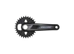 Shimano Deore M6100 크랭크세트 30T 12V 170mm - 블랙