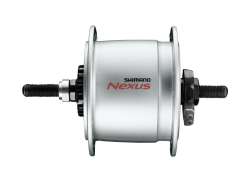 Shimano D&iacute;namo De Cubo 36 Orif&iacute;cio 3W Trav&atilde;o De Rolo - Cinzento