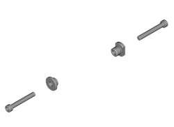 Shimano Dropout Hülse Inkl. Nabe Schraube Für Nabe SG0001-DS