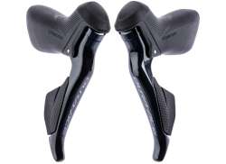 Shimano Dura Ace Di2 R9250 Trav&atilde;o-/Conjunto De Alavancas De Mudan&ccedil;as 2 x 12V - Preto
