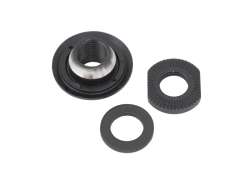 Shimano Eixo Traseiro Cone + Porca De Bloqueio Esquerdo Para. M525-A - Preto