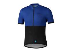 Shimano Element Jersey Da Ciclismo Manica Corta Uomini Blue