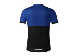 Shimano Element Jersey Da Ciclismo Manica Corta Uomini Blu