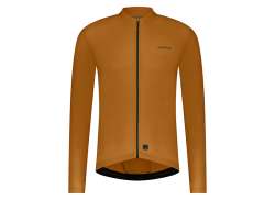 Shimano Elemento Maillot De Ciclista Ls De Hombre Bronce - L