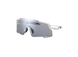 Shimano Equinox 5 Okulary Rowerowe Photochromatisch Szary - Mat Bialy
