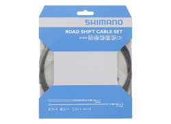 Shimano Gearkabel S&aelig;t Race Inox - Sort