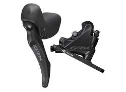 Shimano GRX RX600/400 Set Fr&acirc;nă Cu Disc Față St&acirc;nga - Negru