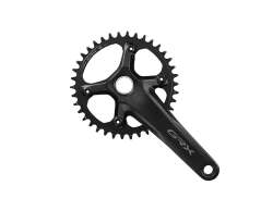 Shimano GRX RX610 Crankset 12S 38T 172.5mm - Black