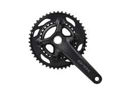 Shimano GRX RX610 Crankset 12S 46-30T 165mm - Black