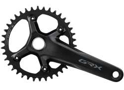 Shimano GRX RX610 Crankset 165mm 38T 12V - Black