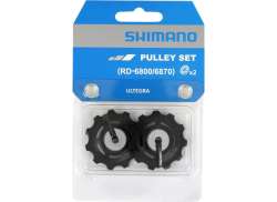 Shimano H&oslash;y Slutt RD-6800/6803 Trinsehjul 2 Deler