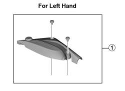 Shimano カバー キャップ 用. ST-EF505 3速 左 - ブラック