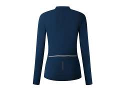 Shimano Kaede Thermal Camisola De Ciclismo Mulheres Fundo Oceano - XS