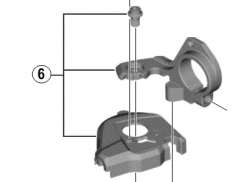 Shimano 커버 캡 좌측 For Deore XT SL-M8000