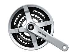 Shimano Korba 6/8S 48/38/28T 175mm - Srebrny