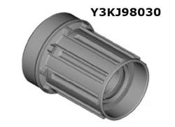 Shimano Korpus Kasety 8/9/10/11S Dla. FH-TC500 - Czarny