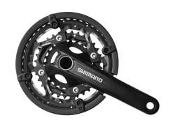 Shimano Kurbelsatz 10F 48/36/26T 175mm - Schwarz
