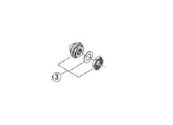 Shimano Lock Nut Unit WH-MT15 29 Inch Rear Right