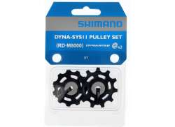 Shimano M8000 Pulley Wheels Set MTB - Black