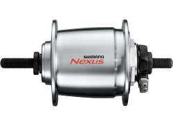 Shimano Navdynamo 36 H&aring;l 6V 1.5W Rullbroms - Silver