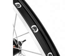 Shimano Nexus 뒷바퀴 28" 8S 림 브레이크 - 블랙