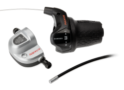 Shimano Nexus 로터리 핸들 3S Complete - 블랙