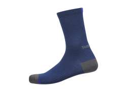 Shimano Performance Wollen Calcetines De Ciclista Navy - L/XL 45-48