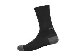 Shimano Performance Wollen Cyklistick&eacute; Ponožky Čern&aacute; Black