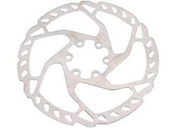 Shimano RT66 Bremseskive 160mm 6 Hull - Sølv