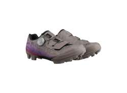 Shimano RX600 Cyklistick&eacute; Tretry Ženy &Scaron;ed&aacute;/Fialov&aacute; Gray/Purple