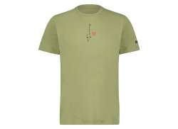Shimano Sentiero T-Shirt Ss Gr&aring;brun - L