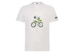 Shimano Sentiero T-shirt Ss (Manga Curta) Homens Branco White
