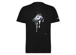Shimano Sentiero T-shirt Ss Мужчины Черный Black